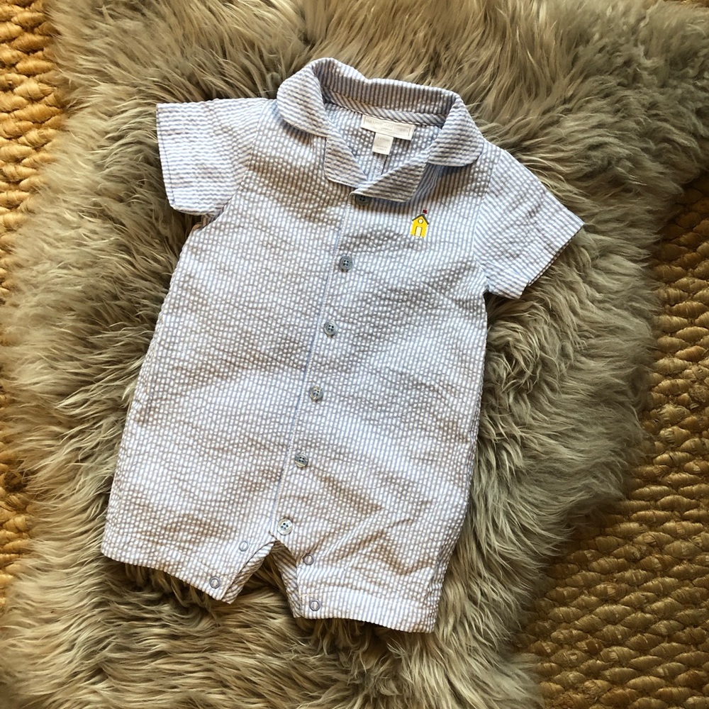 Seersucker Romper